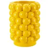 Image de Vase en résine jaune composé de citrons Ø 21x28 cm