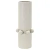 Image de Vase Cylindrique en Céramique Bubbles 41cm Crème