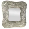 Image de Miroir mural en métal argenté cm 74x7x79.