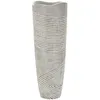 Image de Vase Mauro Ferretti Resina Woody - Blanc - 19x55 cm