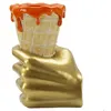 Image de Vase en forme de cornet de glace Mauro Ferretti - Multicolore - 125x11x31 cm