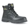 Image de Chaussures de Sécurité Hautes - U-POWER - TRACK S3 - Embout Composite - Cuir Pleine Fleur - Noir / Jaune