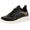 Image de Baskets en cuir Spherica femme Geox - Noir - Cuir - Zip