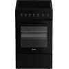 Image de Cuisinière vitrocéramique - INDESIT - I5V3PCB - 4 foyers - 7700 W - L50 cm - Noir