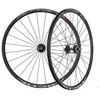 Image de Paire de roues - MICHE - Pistard - 622-15c - Aluminium - 30 mm - Gris/Blanc/Rouge
