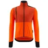 Image de Veste Homme Cycle - Santini Vega Absolute - Orange fluo - Manches longues - Respirant - Imperméabilité