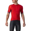 Image de Castelli Entrata VI - Chemise cycliste manches courtes homme Rouge/Bordeaux/Ivoire