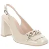 Image de Chaussures à talons en cuir pour femme - NeroGiardini - Beige - Aiguille - Basse - Zip