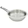 Image de ECOVITAM   Poêle Inox 18/10   Diamètre 20cm   Tous feux dont induction - Fabriqué en Italie