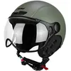 Image de Casque moto CGM Ebi Mono - vert mat - taille 2XS (51/52 cm)