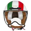 Image de Casque moto - CGM - 801 EBI - blanc/vert/rouge - coque ABS - taille 2XL (61 cm)