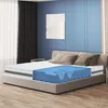 Image de The White Stone Matelas 180x190 cm Orthopédique Antibactérienne - epaisseur 20 cm - Revêtement 3D Air en Fibre Hypoallergénique