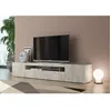 Image de Dmora Meuble TV de salon Made in Italy Meuble TV avec 3 portes et étagères cm 200x40h37 Couleur ciment