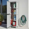 Image de Armoire dextérieur Dbaldanz - Dmora - En PVC - Gris clair 50x39h172 cm