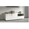 Image de Meuble TV Dcoulibal - Dmora - Mélamine - Blanc 150x44h46 cm