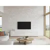 Image de Meuble TV Dfalzeran - Dmora - Mélamine - Blanc brillant 225x51.8h39 cm