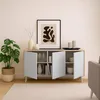 Image de Buffet Annina 1539 x 396 x h72 cm chêne blanc
