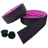 Image de Ruban de Guidon - DEDA - Presa - Double Densité - Noir/Rose Fuchsia - Confort et Adhérence