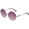 Image de Lunettes de soleil rondes pour femmes LJ3100S-violette