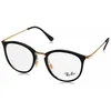 Image de Lunettes de soleil Ray-ban - 0RX 7140 2000 49 2000 - rx7140 lunettes en or noir brillant RX7140 2000 49