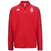 Image de Sweatshirt dentraînement Ablas Pro 8 AS Monaco 24/25 pour Homme - Rouge blanc - KAPPA