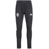 Image de Pantalon dentraînement Abunszip Pro 8 AS Monaco 24/25 pour garçon - gris foncé et blanc