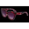 Image de Lunettes de Soleil Liu Jo LJ784S 53/17/140 Red/black Acetate WOMAN LJ784S
