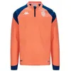 Image de Veste de survêtement Training 1/4 zip AS Monaco Pro 7 2023/24 - orange - S