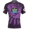 Image de T-shirt de football Kombat Away Real Valladolid pour homme - KAPPA - Coupe slim - Manches courtes - Violet