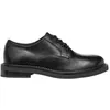 Image de Derby femme Geox Serilda cuir noir   lacets & zip talon 3 cm respirante