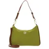 Image de U.S. Pol o ASSN. Sac à épaule bandoulière vert clair pour femme - Houston Hobo Bag S Green / Tan 206990