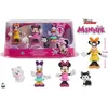 Image de Minnie Coffret 5 figurines 75 cm Articulées 5 personnages à collectionner Jouet pour enfants dès 3 ans MCN19