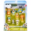 Image de Figurines - BLUEY - Pack 8 Figurines - Multicolore - Articulées - Pour enfants à partir de 3 ans