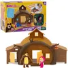 Image de Maison de Michka - GPTOYS - MASHA & MICHKA - MHA22 - 2 figurines incluses + 15 accessoires - Dès 3 ans