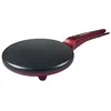 Image de Crêpière électrique - BEPER - Rouge - 800 W - Revêtement antiadhésif - Plaque en aluminium