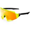 Image de Lunettes de soleil Koo Spectro - Jaune fluo - Enveloppant - Adulte - Sport - Mixte