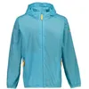 Image de Veste de pluie pour enfants indéchirable avec capuche fixe - CMP - Piscine - 176 - Bleu
