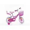 Image de SCH PINK LOVE 12 vélo pour enfants adapté aux enfants de 3 à 5 ans de 85 à 105 cm panier sonnette et porte-enfant rose