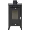 Image de Poele à bois Frankystar Matilde 7 7 kW acier noir vitre
