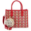 Image de Sac à épaule bandoulière - VALENTINO - Tonic Tote - Rouge Orange - Multicolore - 100% polyuréthane