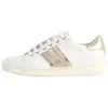 Image de Basket Cuir Geox Jaysen - Blanc/Or clair