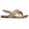 Image de Sandales femme Geox Sozy Plus - dk gold/lt gold