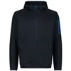 Image de Veste en Knit-Tech pour Homme avec Capuche Fixe CMP - B.blue / petrol - 3h60847n - Polyester - Sportif