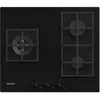 Image de Table de cuisson gaz - ROSIERES - RVG63B4MBB/1 - 3 foyers - Allumage 1 main - Surface en verre