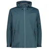 Image de Veste imperméable compressible à capuche CMP - petrol - 50 - Homme - Randonnée
