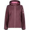 Image de Veste imperméable à capuche zippé femme CMP - plum/pink - XL