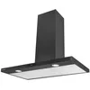 Image de Airlux Hotte décorative murale 90cm 63db 564m3/h noir - AHBF971BK