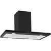 Image de Airlux Hotte décorative murale 90cm 636 m3/h noir - AHBS960BK