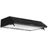 Image de Airlux Hotte visière 60cm 322m3/h noir - AHC632BK