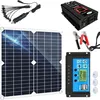 Image de Kit Panneau Solaire Complet pour RV/Bateau Panneaux Solaires 200W +100A Contrôleur+6000W Onduleur Solaire